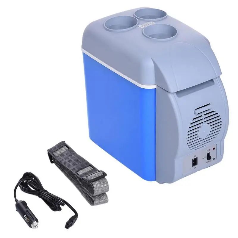 12V 7.5L Mini Car Freezer Cooler & Warmer Electric Fridge Icebox Travel Refrigerator Portable Refrigerator Freezer Insulation